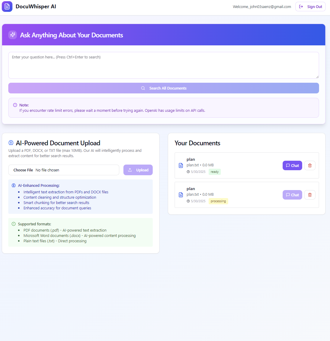 Docuwhisper - AI document transcription for healthcare practices